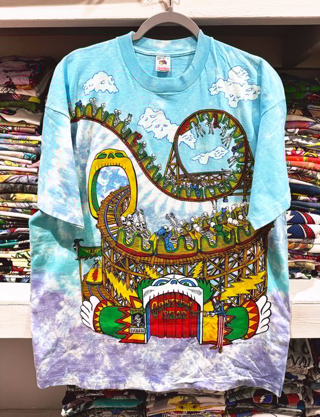 Grateful Dead 1993 Carnival T-Shirt - Fits XL