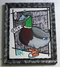 “MF Duck” original art 16x20 acrylic on canvas 