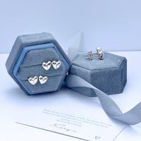 Image 2 of  heart stud earrings 