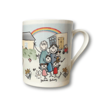 Image 1 of Custom Grandparents' House - Full wrap illustration mug (450 ml / 15 oz)