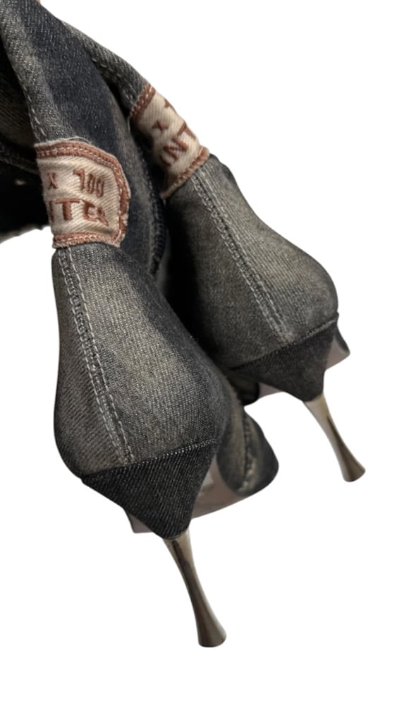 Image of EL DANTE’S PATCHWORK BOOTS