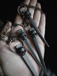 Image 3 of Skull coffin nail necklace 