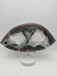 Image 1 of 1.2lb Agate Druzy Crystal Slice 