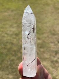 Image 5 of Red Rutile & Clear Quartz Tower #2360