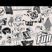 Image of 10 Volcom Stickers Pack New - Skateboard Snow Surf Skate Board BMX Scooter Car