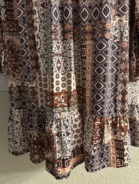 Image 5 of (Gently Used) 3X style & Co. open shoulder sleeve multi top #1094*12#1