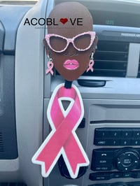 Image 1 of Pink Bald and Beautiful Car Air Fresheners 