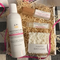 Image 7 of "Happy Birthday" Pink Amber & Vanilla Self Care Box
