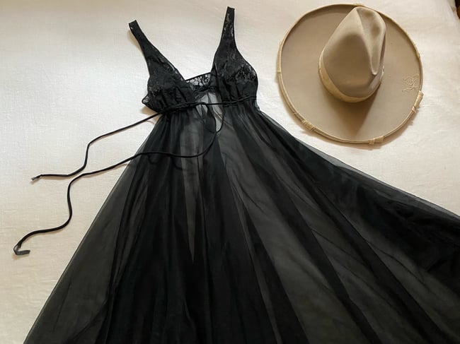 70s lingerie slip dress