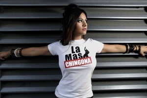 Image of "La Mas Chingona" Fitted Tshirt for Women