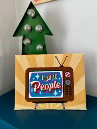 Image 3 of I hate people needlepoint kit 