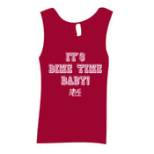 Image of "It's Dime Time Baby" Varsity Workout Tank Pink