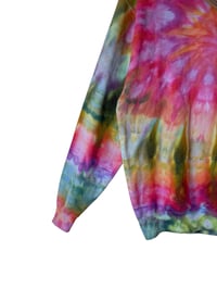 Image 4 of M Adult Crew Sweatshirt in Euphoia Spiral Ice Dye
