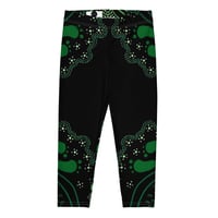 Image 1 of Capri 3/4 Leggings "Goanna Tracks"