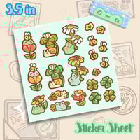Spring Flowers Sticker Sheet