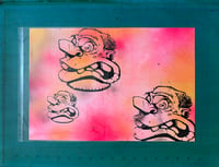 Image 1 of Good grief monoprint orange & red dust III