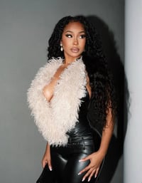 Image 7 of Leather fur jumpsuit 