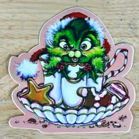 4" Sticker - “Santa, Bye Bye”