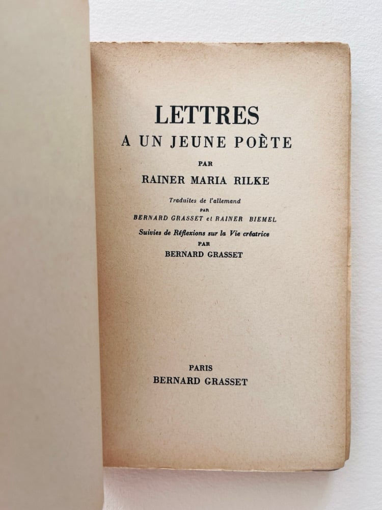Image of Book RILKE
