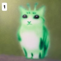 Image 2 of [Painting] alien meowl
