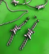 THICK CHAIN BARBED WIRE DROPS