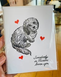 "Lady" greeting card