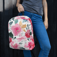 Image 1 of Backpack (Floral design)