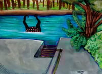 the monster waits for me in nearby water