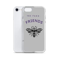 Image 1 of Clear Case for iPhone®/ No Fake Friends