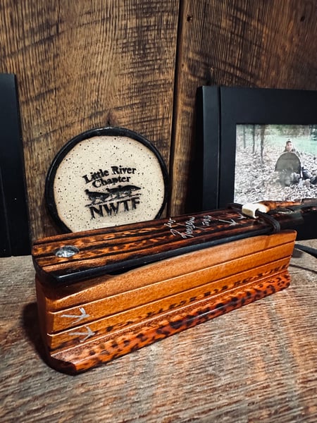 Image of Macassar Ebony/Mahogany with Snakewood inlay #2