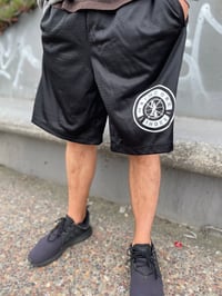 Image 4 of Anti-4/4 gym shorts (black)