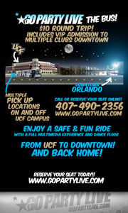 Image of UCF to Downtown Orlando Party Bus