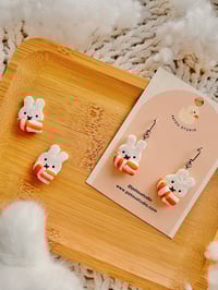 Image 1 of Miffy Scarf Dangle Earrings 