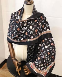 Image 1 of LV Silk Shawl Scarf