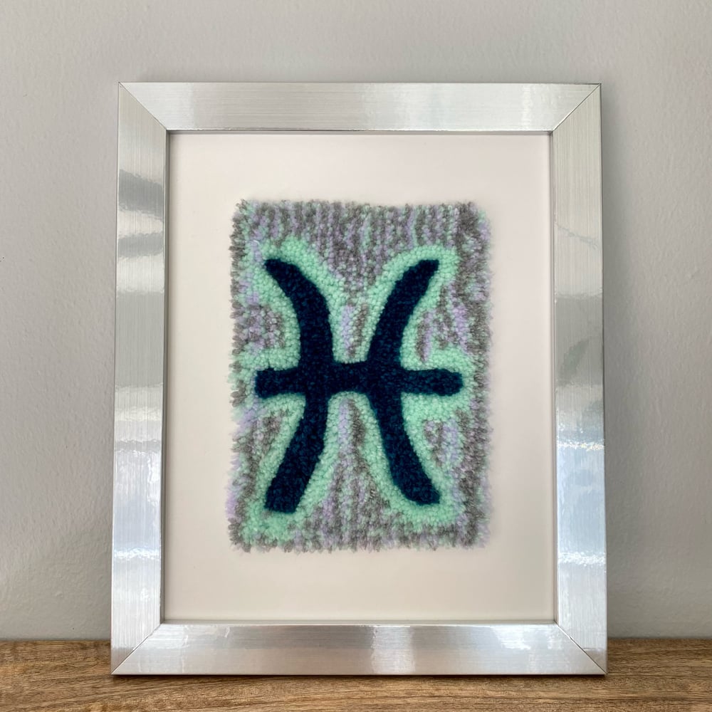 Image of Pisces Little Rug Frame (Made to Order)