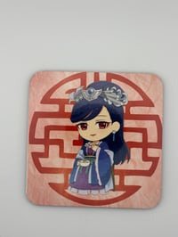 Image 5 of ✨ Set de 4 Dessous de Verre – “Les Carnets de l’Apothicaire” 🍵🌸