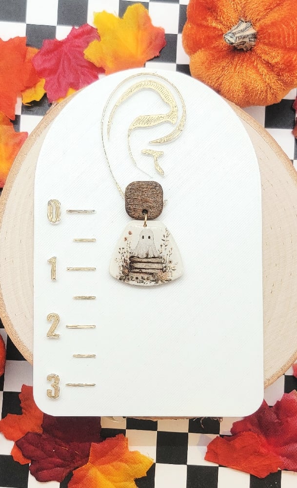 Image of Book Stack Ghost Dangles