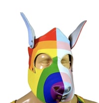 Image 4 of Puppy Mask 100% Leather