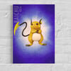 Raichu 0026 A4 300gsm Art Print