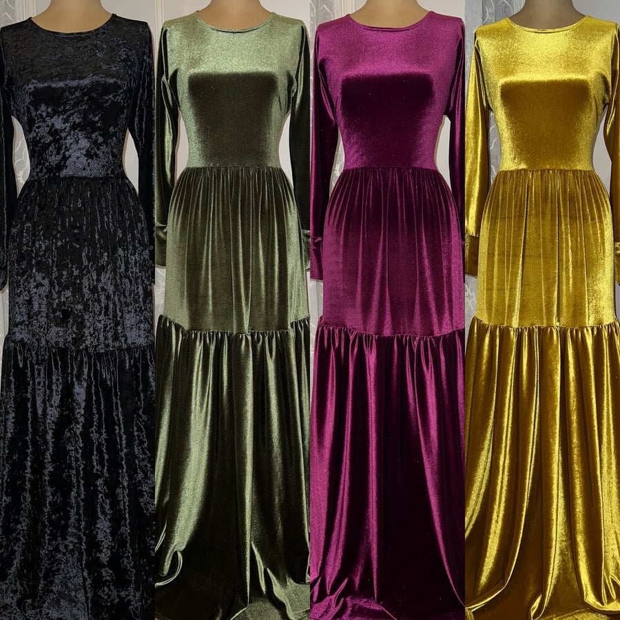 Image of Velvet Special Occasion Garments (All Colors) 