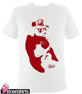Image of Panda Pipe Stencil Tee