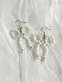 Image 2 of Pearly Bow earrings