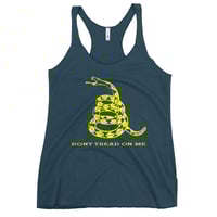 Image 4 of Don't Tread On Me Women's Racerback Tank from PatriotsCo