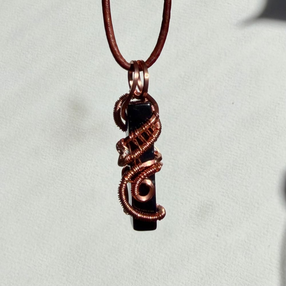 Image of Swirled Black Agate