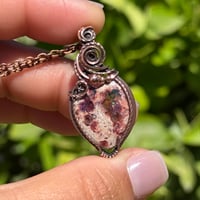 Image 3 of Mexican Fire Opal Heart ❤️