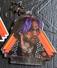 Image 1 of PREORDER “Punk Luis” 3.5” Double Sided Keychain and 3.5” Stickers 