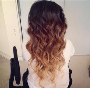 Image of Ombre hair color