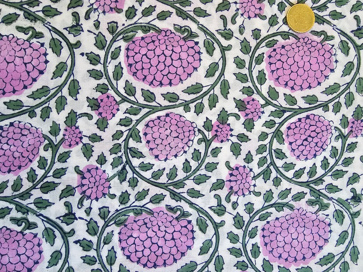 Image of Namaste fabric hortensia 