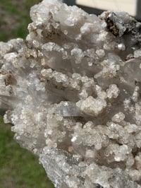 Image 4 of Large Quartz & UV Clacite Cluster | China #2912