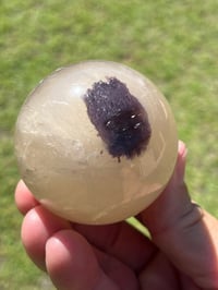 Image 5 of Smoky Quartz, Lepidolite & Tourmaline Sphere  #2916